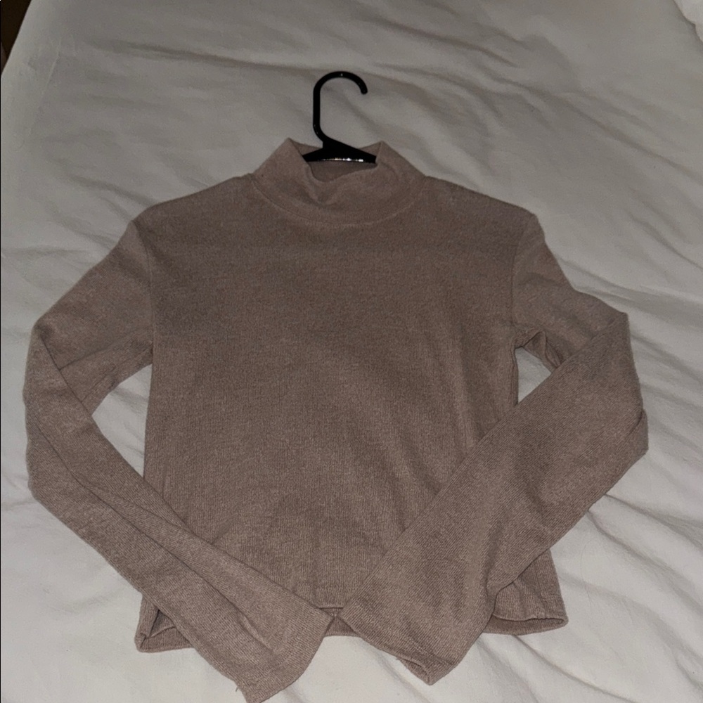 Zara Tan Turtleneck Sweater